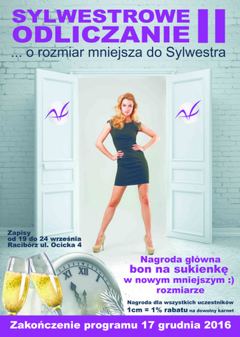 Sylwestrowe Odliczanie z Akademią Fitness 2016 Racibórz 